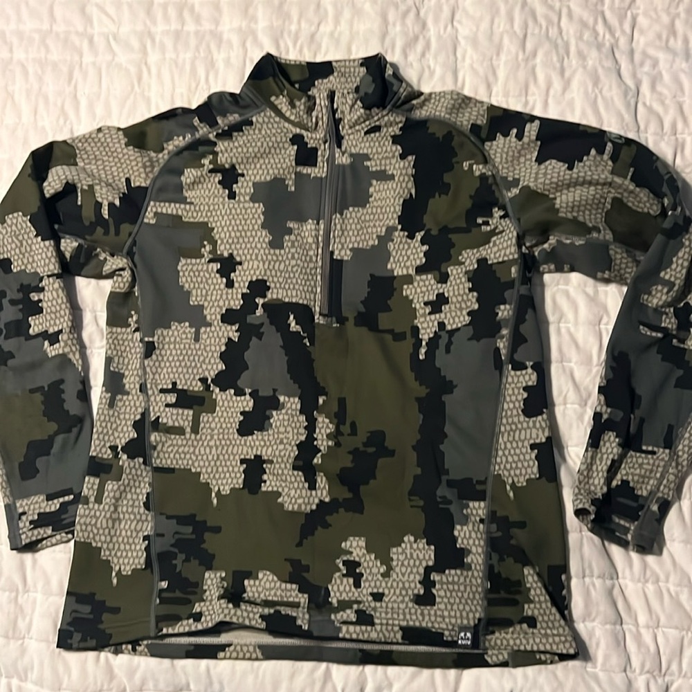 Kuiu fleece quarter zip- verde